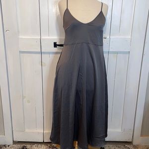 NWT Anthropologie Daily Practice Grey Sleeveless Maxi Dress